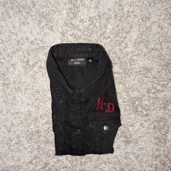 Harley Davidson Jean Vest - Picture 7 of 8